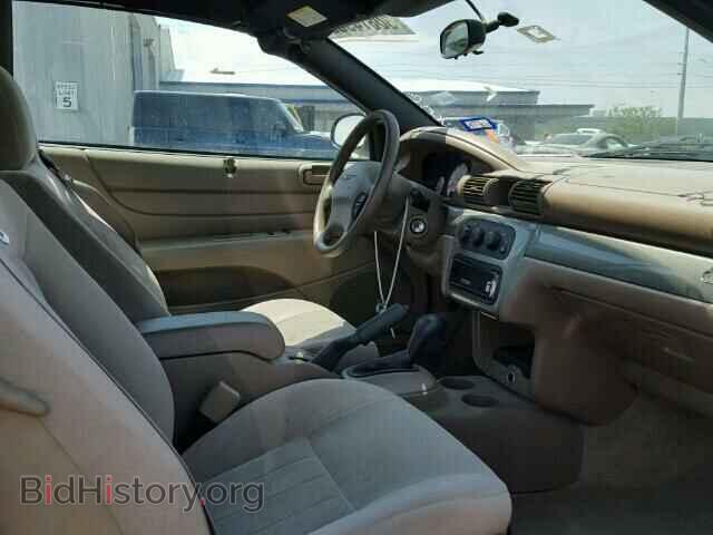 2004 CHRYSLER SEBRING - VIN: 1C3EL75R14N363207 - Фото 5