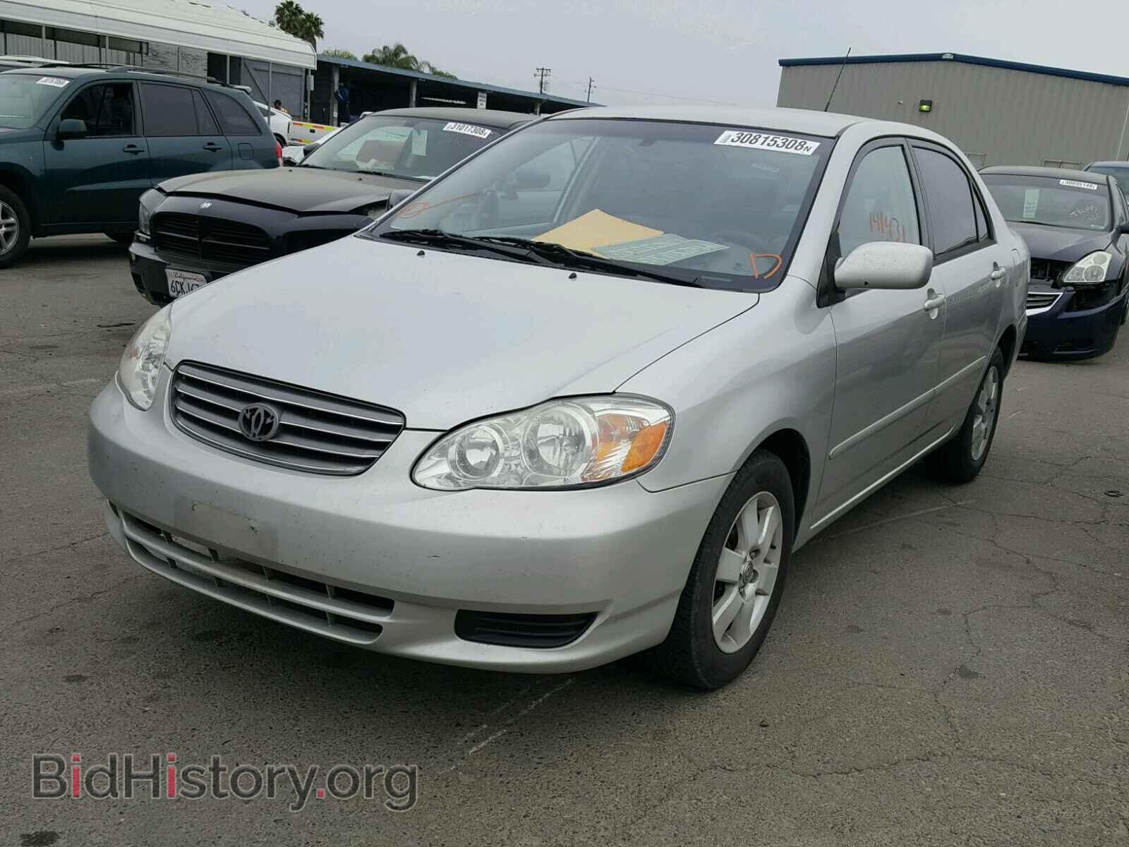 2003 TOYOTA COROLLA - VIN: 1NXBR32E23Z006948 - Фото 2