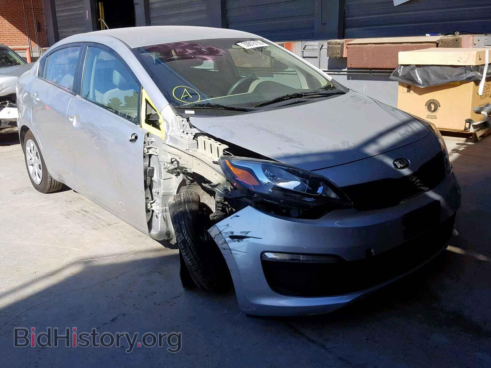 Фотография KNADM4A39G6595215 - KIA RIO 2016