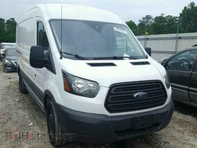 2016 Ford TRANSIT CO Transit T-, white — VIN 1FTYR2CM3GKB23714, Copart