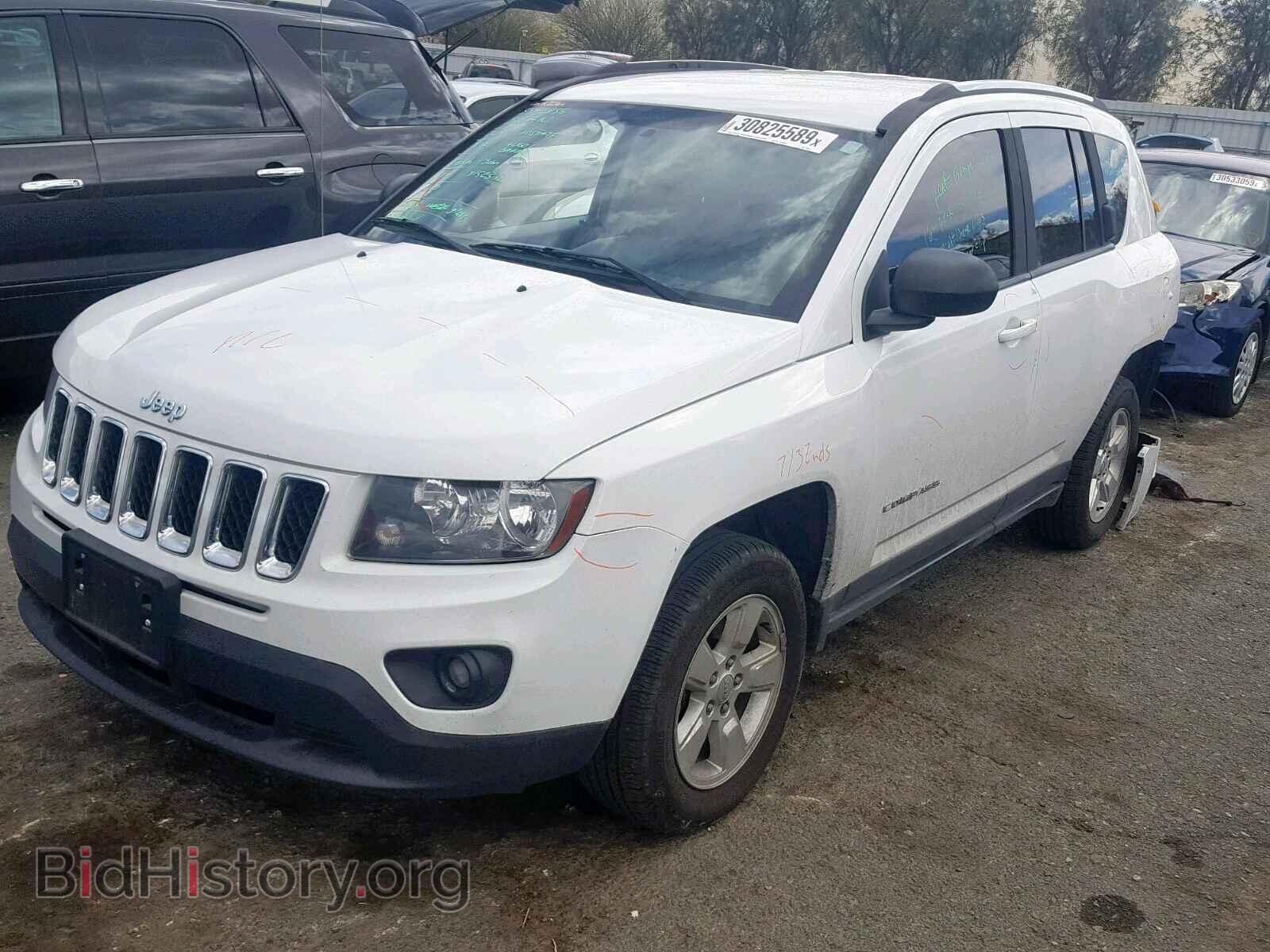 2014 JEEP COMPASS SP - VIN: 1C4NJCBA5ED573826 - Фото 2