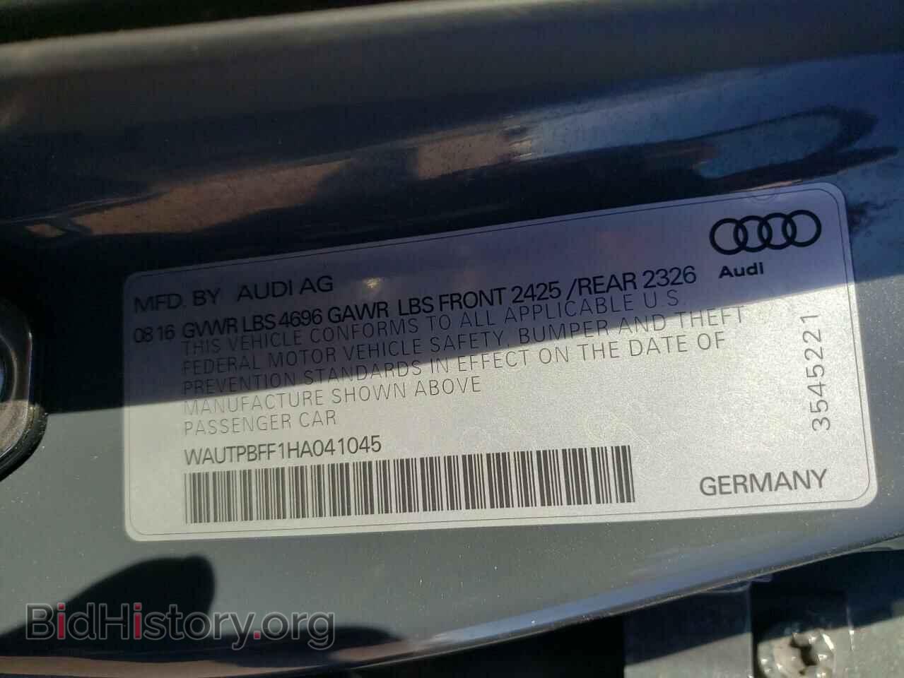 2017 AUDI A3 - VIN: WAUTPBFF1HA041045 - Photo 10