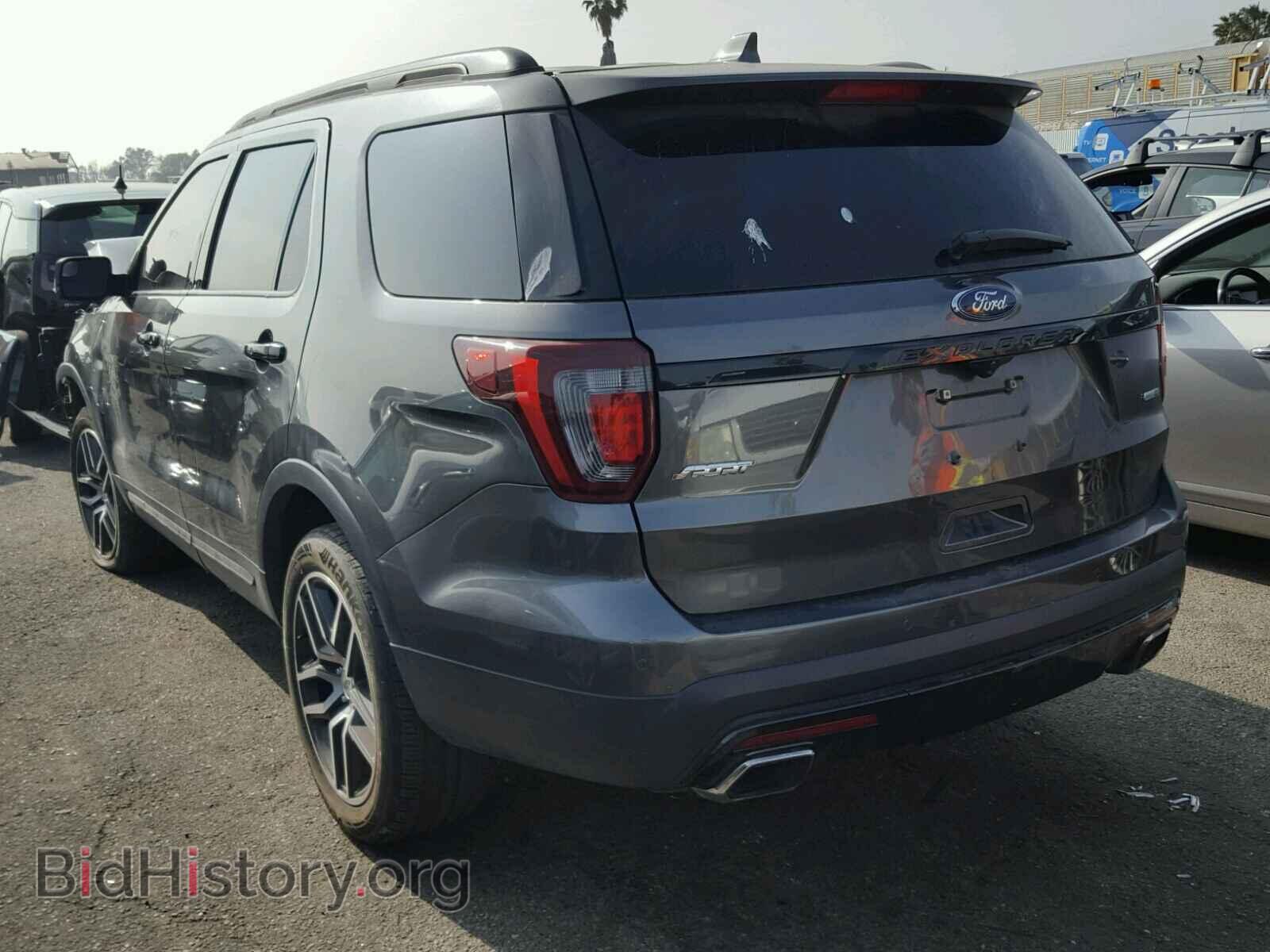 2016 FORD EXPLORER - VIN: 1FM5K8GT2GGD34980 - Фото 3