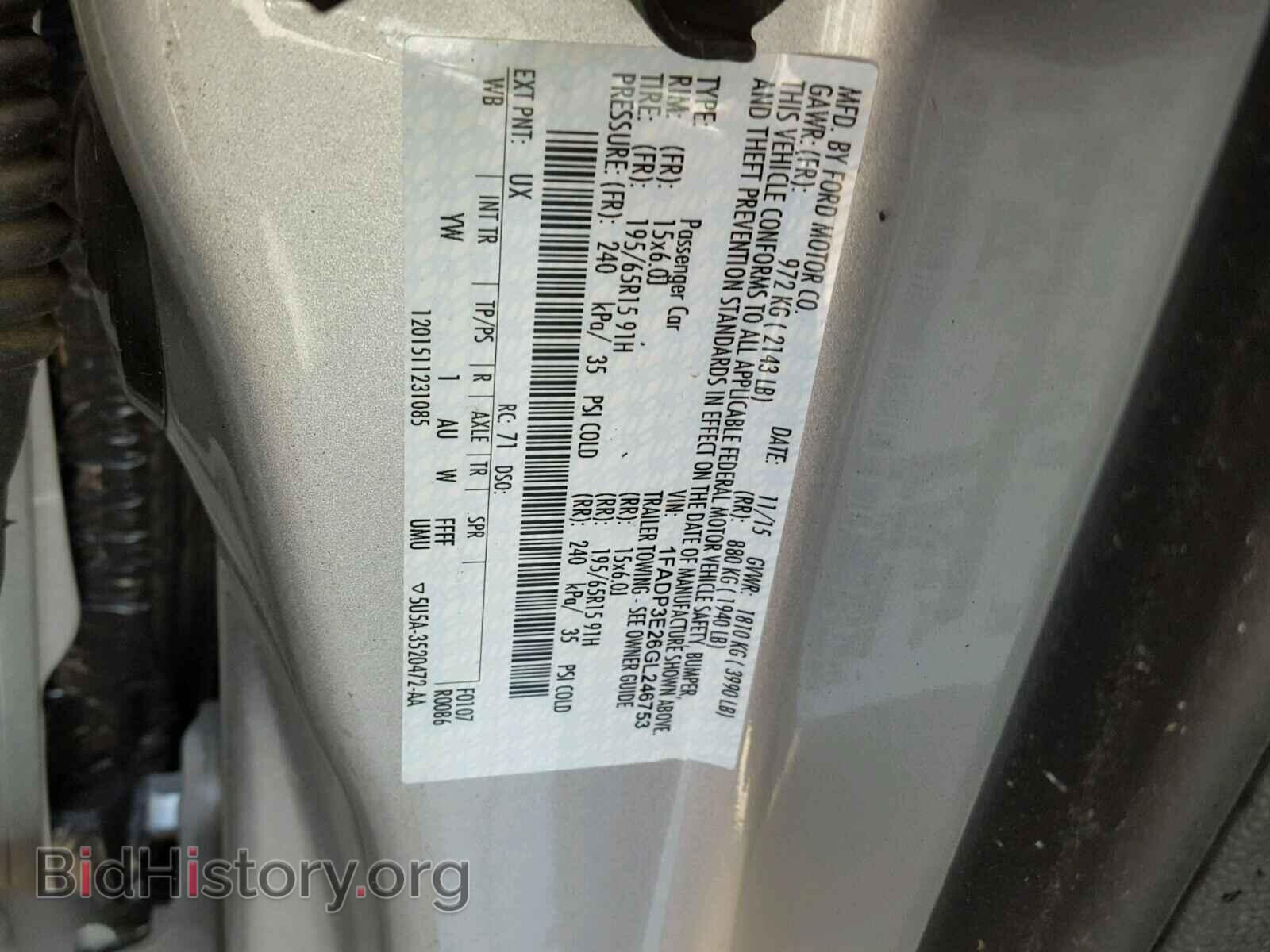 2016 FORD FOCUS - VIN: 1FADP3E26GL246753 - Photo 10