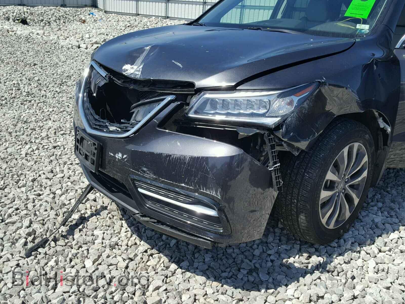2016 ACURA MDX - VIN: 5FRYD4H4XGB007649 - Фото 9