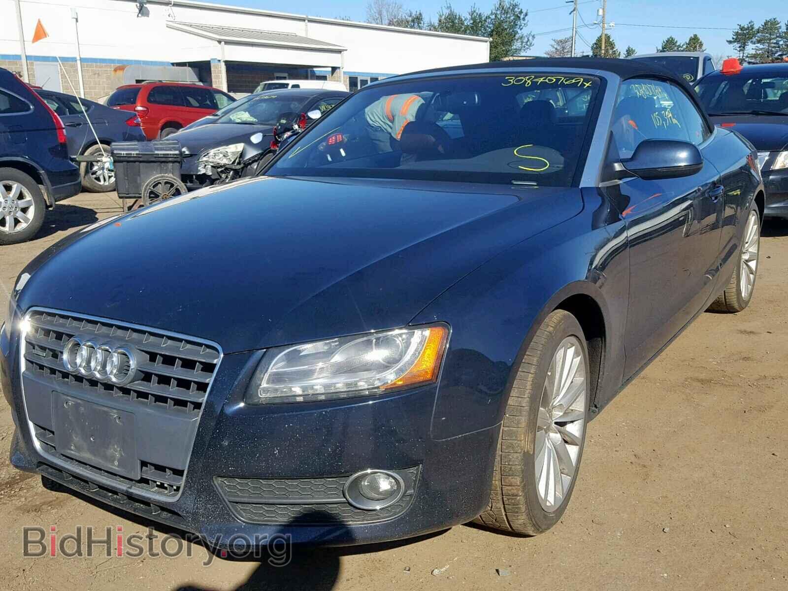 2011 AUDI A5 - VIN: WAUVFAFH2BN010510 - Фото 2