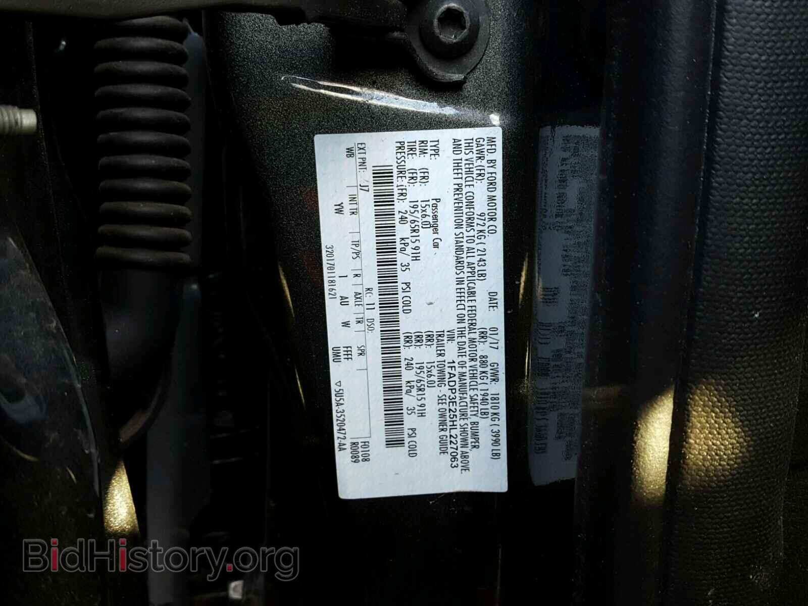 2017 FORD FOCUS - VIN: 1FADP3E25HL227063 - Фото 10