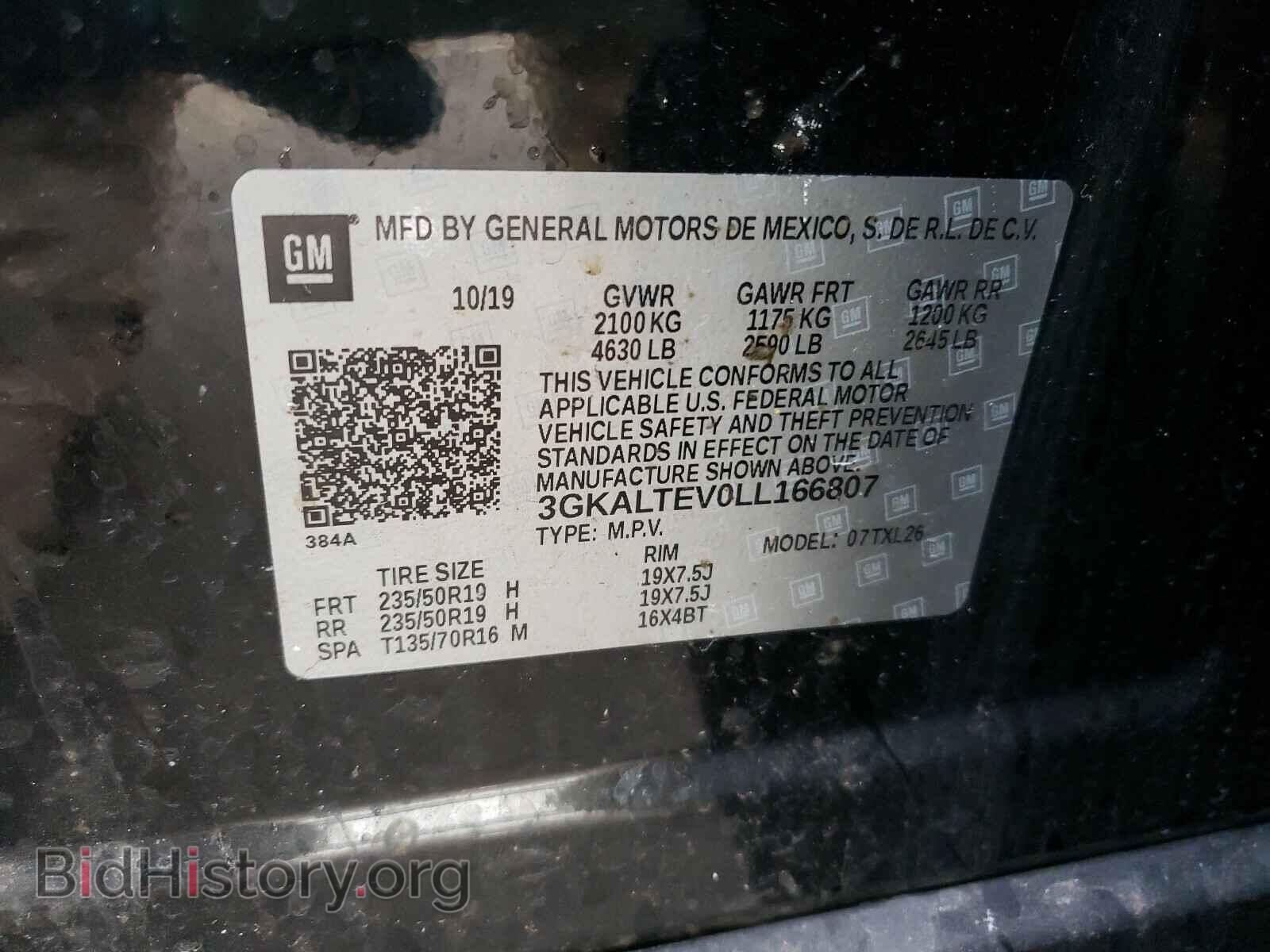 2020 GMC TERRAIN - VIN: 3GKALTEV0LL166807 - Фото 10