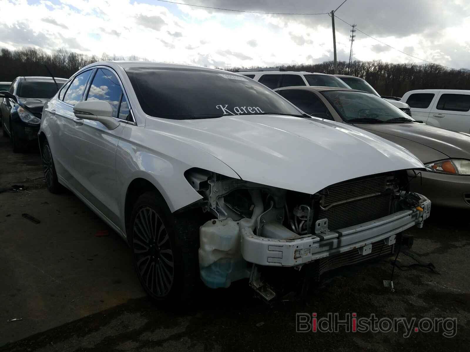 Photo 3FA6P0D92JR155302 - FORD FUSION 2018