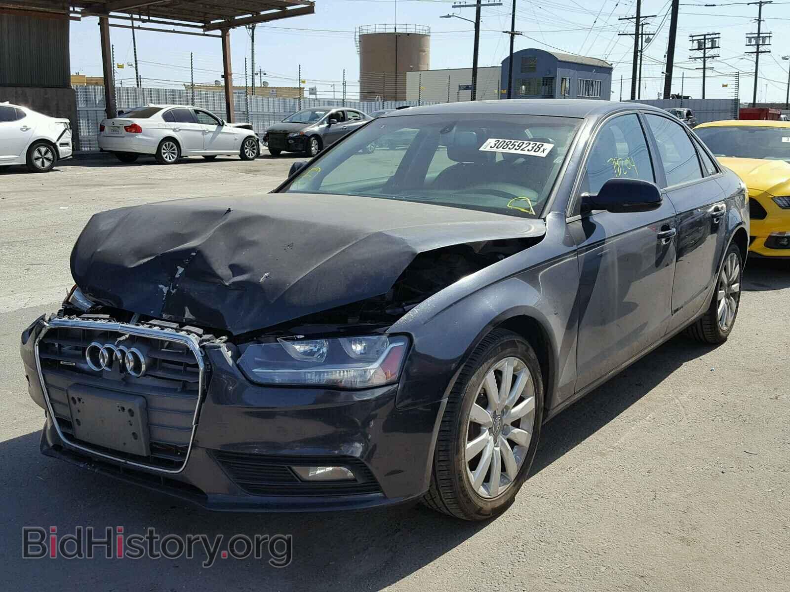 2013 AUDI A4 - VIN: WAUBFAFL1DN043752 - Фото 2