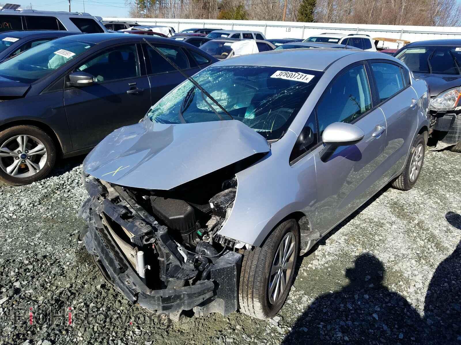 2017 KIA RIO - VIN: KNADM4A34H6070466 - Фото 2