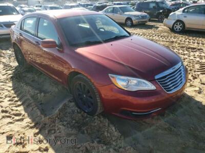 2013 Chrysler 200 200 LX, черный — VIN 1C3CCBAB1DN733221, Copart