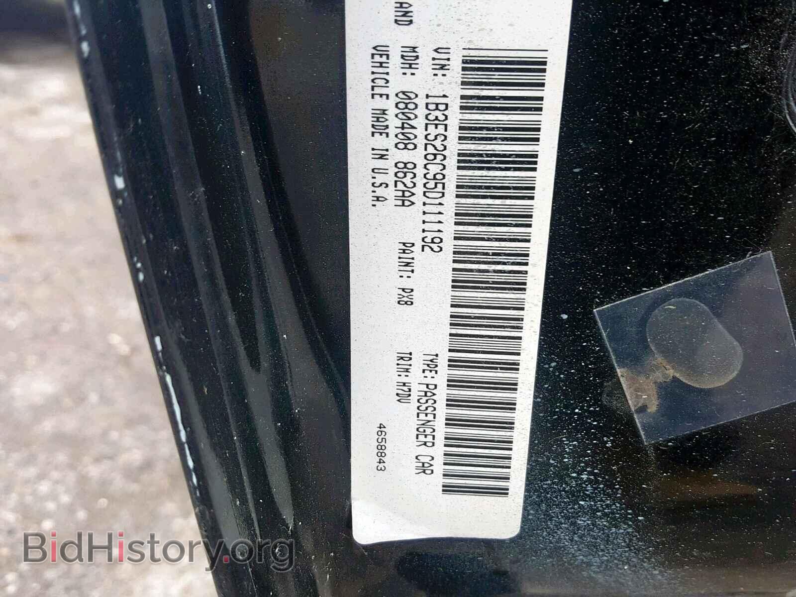 2005 DODGE NEON - VIN: 1B3ES26C95D111192 - Фото 10