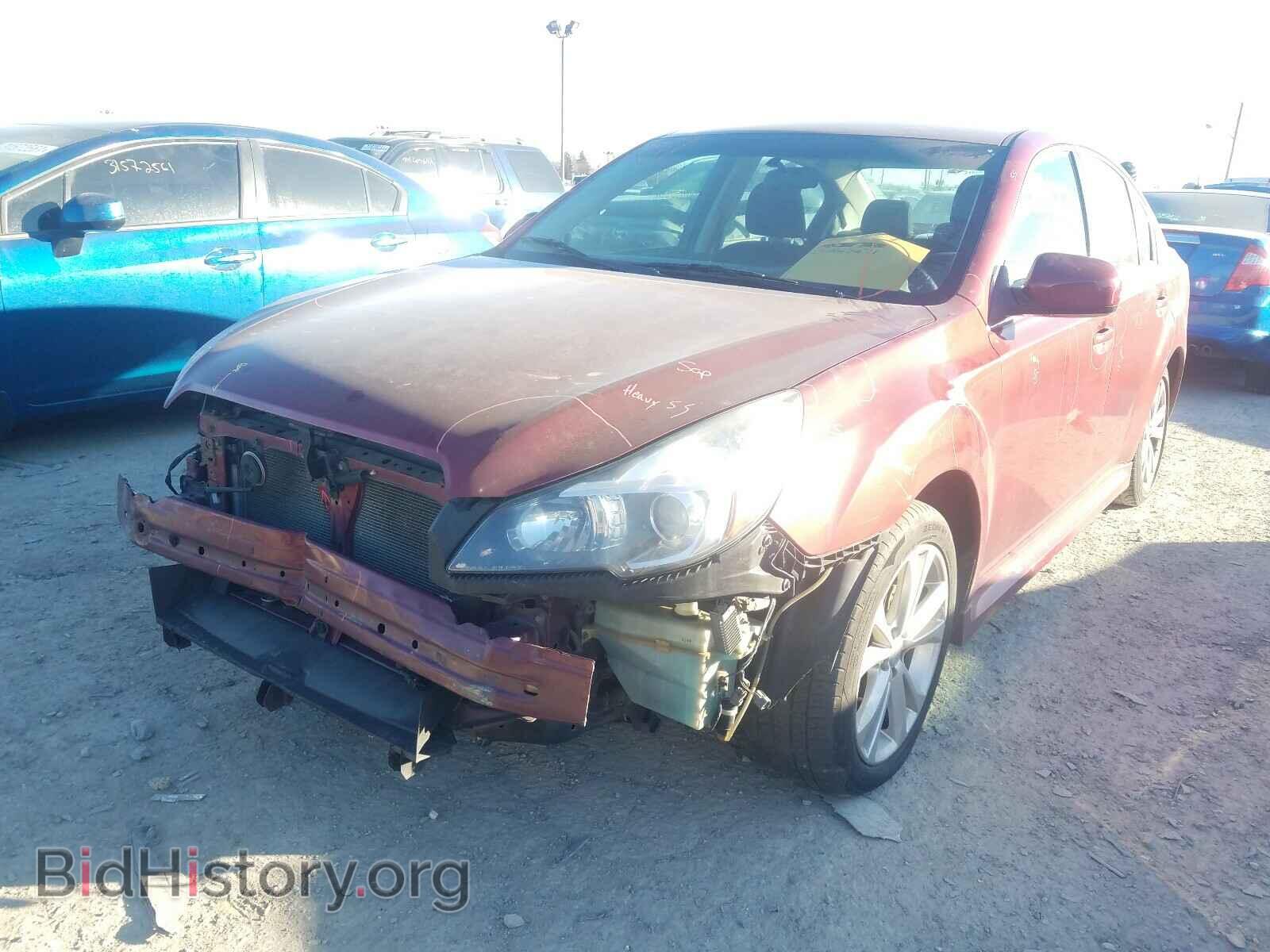 2013 SUBARU LEGACY - VIN: 4S3BMCB63D3037001 - Фото 2