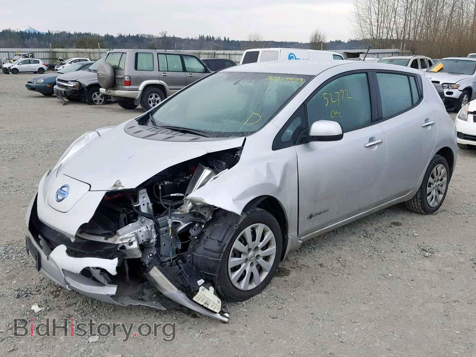 2013 NISSAN LEAF - VIN: 1N4AZ0CP5DC424867 - Фото 2