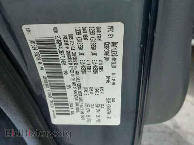 2006 DODGE CARAVAN - VIN: 2D4GP44L36R711490 - Фото 10