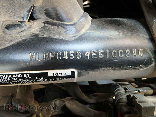 2014 HONDA CB CYCLE - VIN: MLHPC4569E5100244 - Фото 10