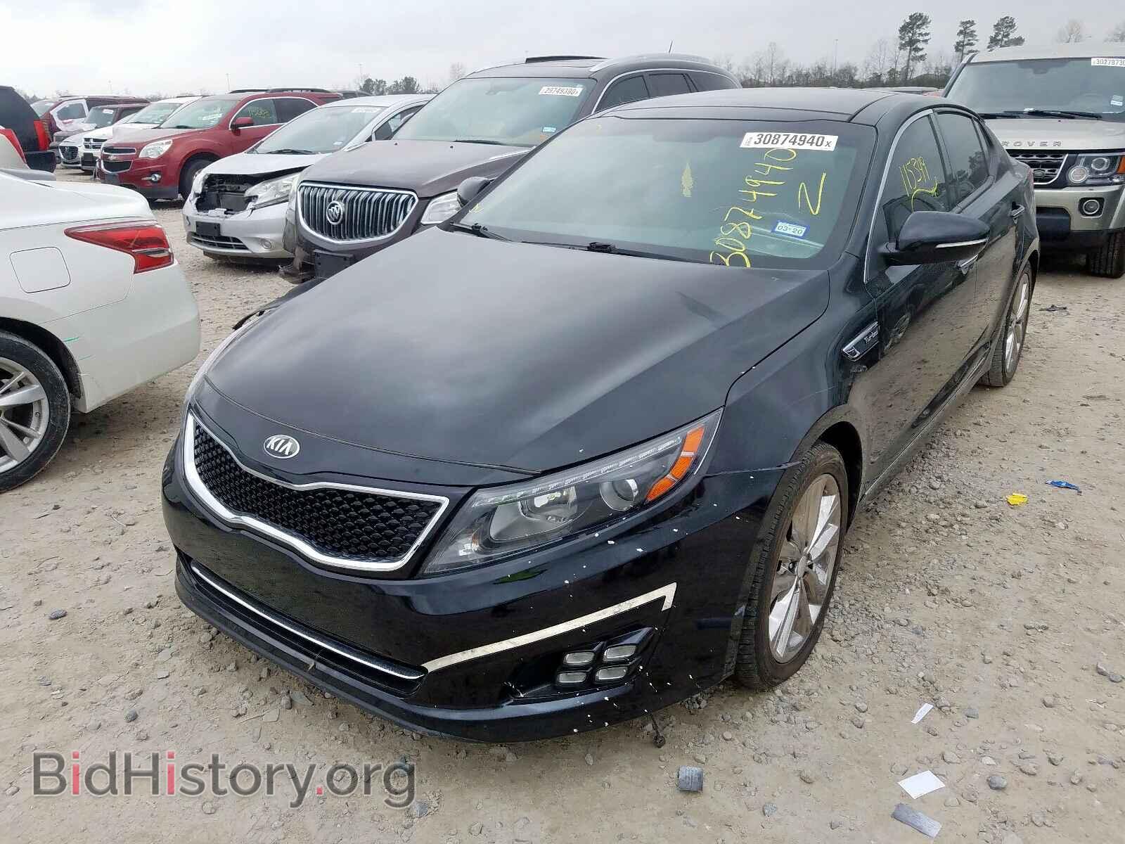 2015 KIA OPTIMA - VIN: 5XXGR4A64FG414548 - Фото 2