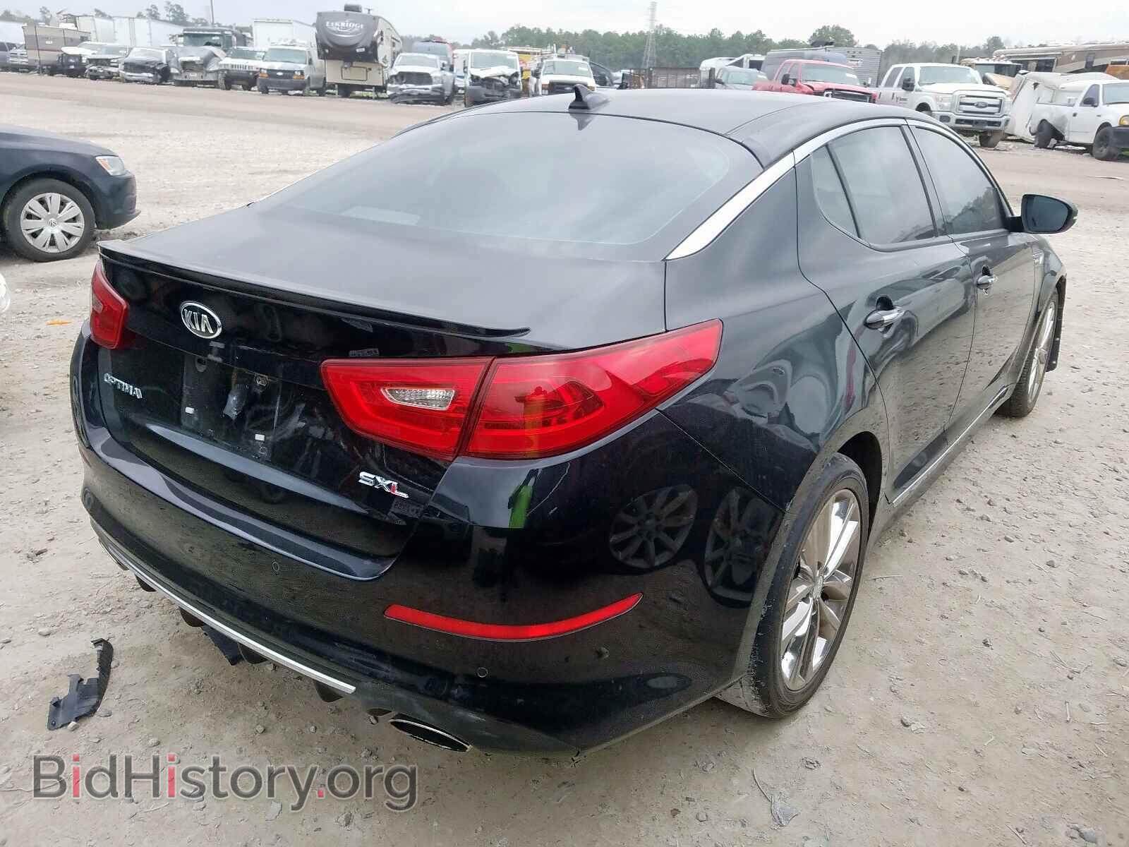 2015 KIA OPTIMA - VIN: 5XXGR4A64FG414548 - Фото 4