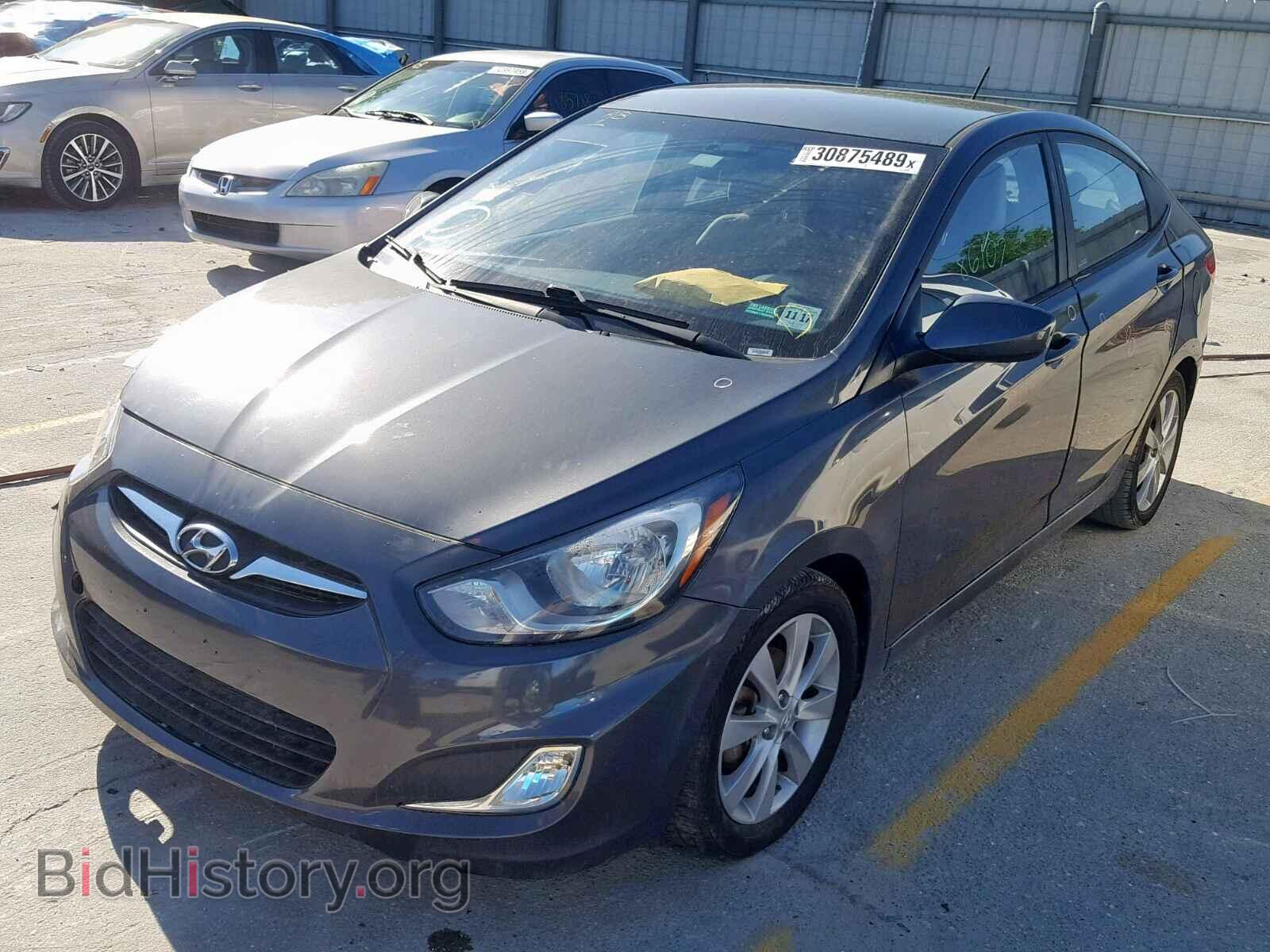 2013 HYUNDAI ACCENT - VIN: KMHCU4AE4DU343293 - Фото 2