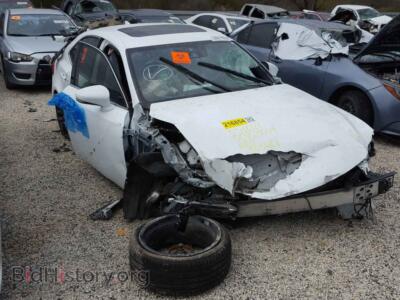 2017 Lexus IS IS 200t, белый — VIN JTHBA1D27H5050401, Copart