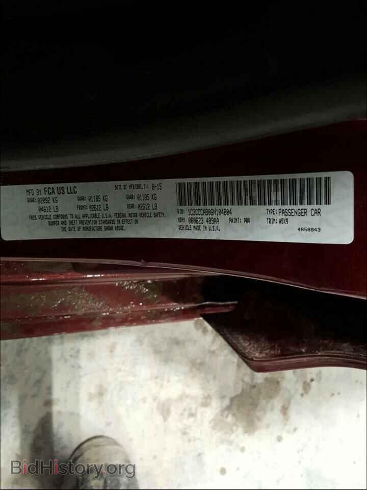 2016 CHRYSLER 200 - VIN: 1C3CCCAB0GN104804 - Фото 10
