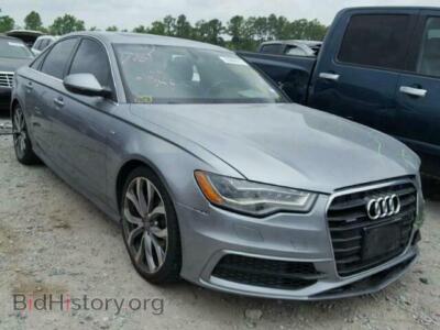 2014 Audi A6 A6 Prestig, серый — VIN WAUHMAFC8EN057486, Copart