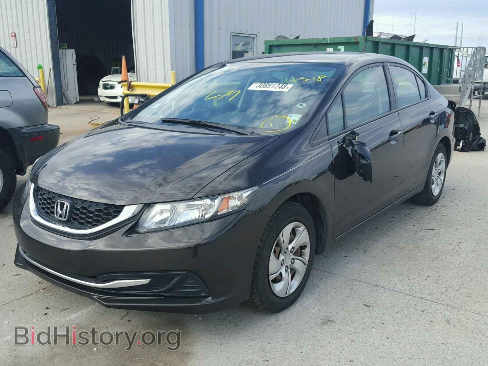 2014 HONDA CIVIC - VIN: 2HGFB2F56EH511185 - Фото 2
