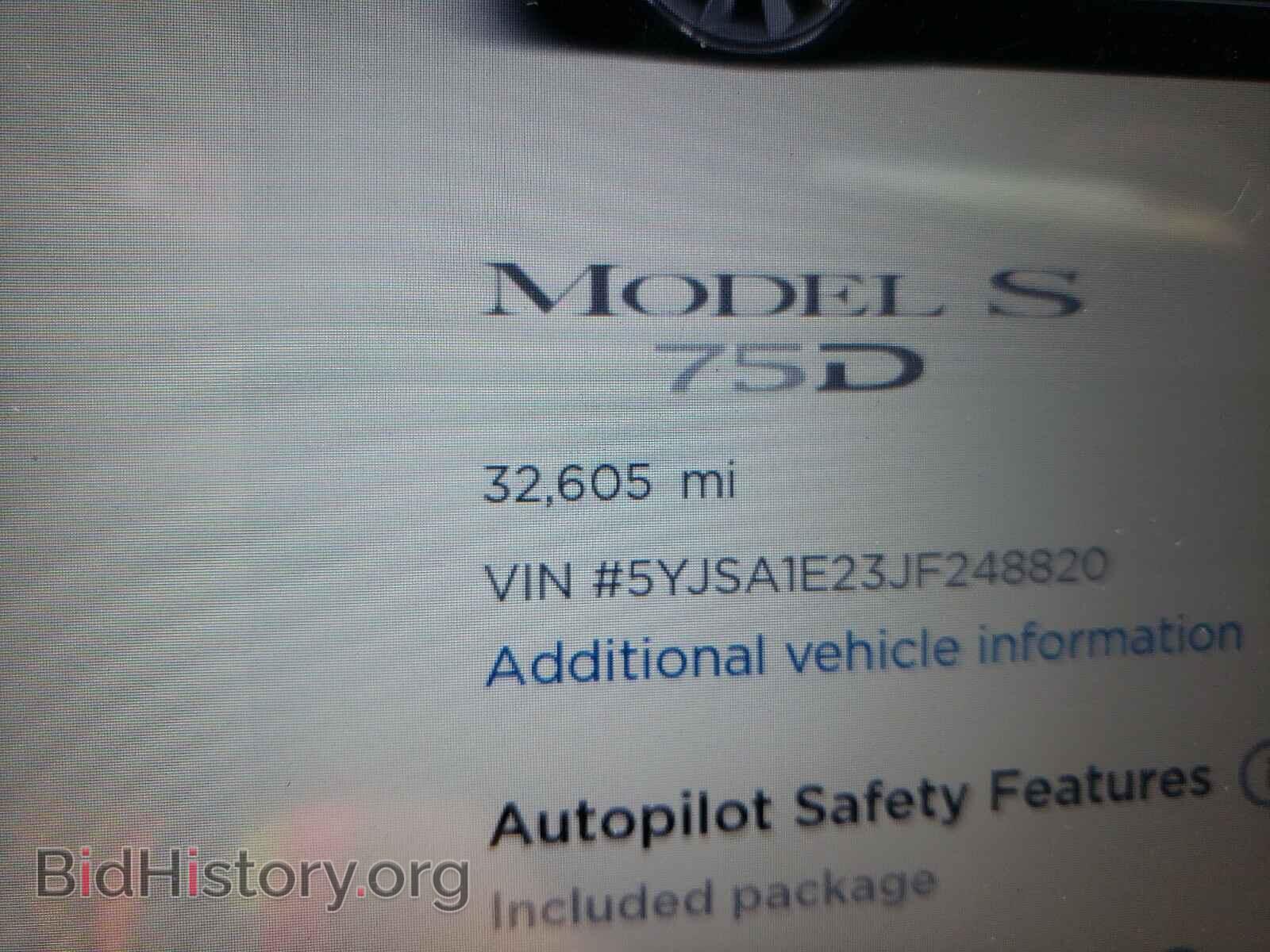 2018 TESLA MODEL S - VIN: 5YJSA1E23JF248820 - Photo 8