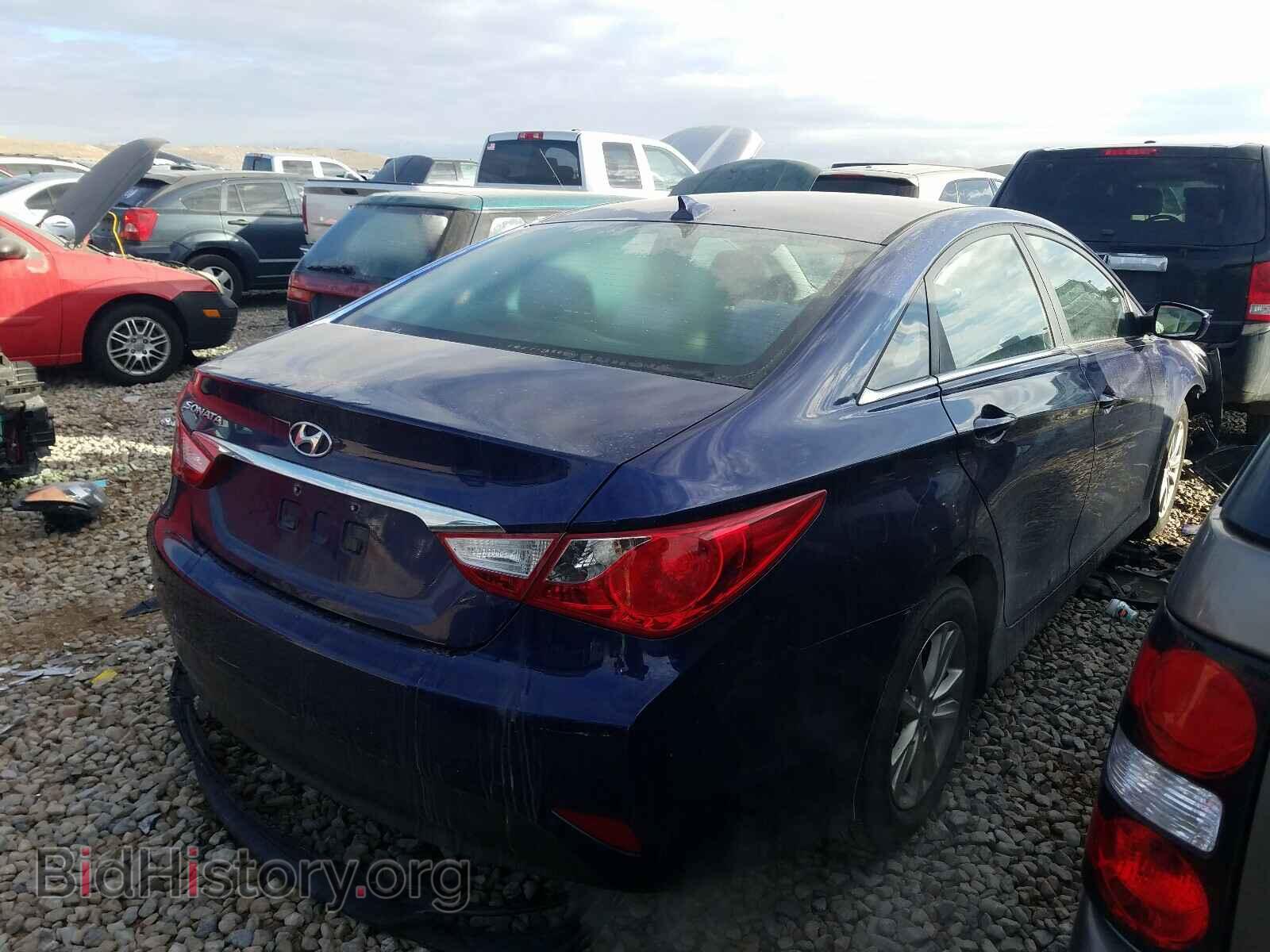 2014 HYUNDAI SONATA - VIN: 5NPEB4AC0EH845697 - Фото 4