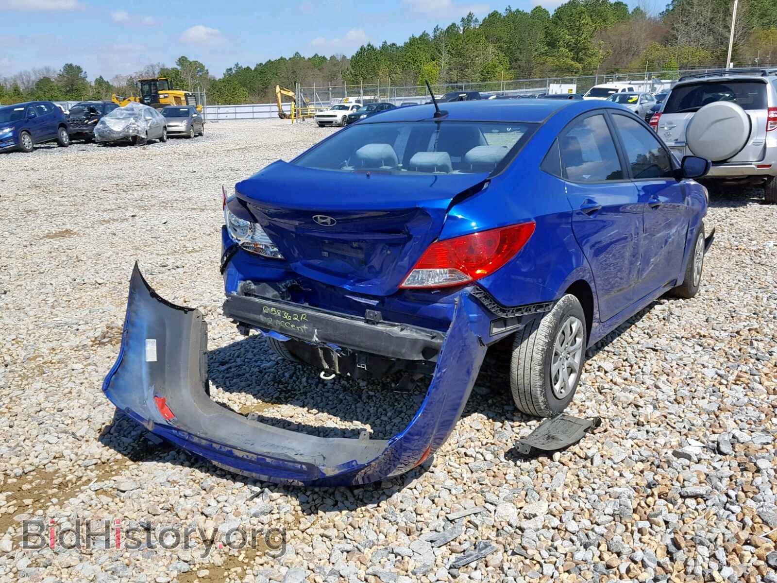2014 HYUNDAI ACCENT - VIN: KMHCT4AE3EU682714 - Фото 4