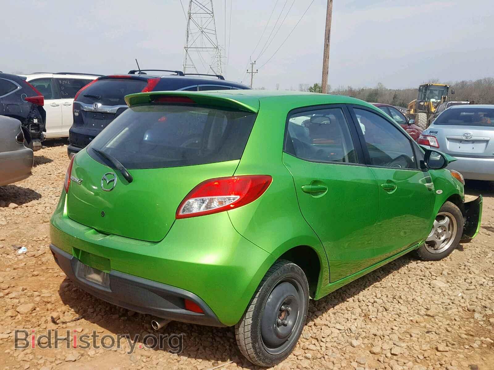 2011 MAZDA 2 - VIN: JM1DE1HY1B0126468 - Фото 4