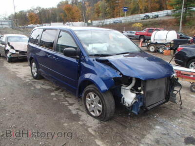 2011 Dodge CARAVAN Grand Cara, синий — VIN 2D4RN4DG8BR684427, Copart
