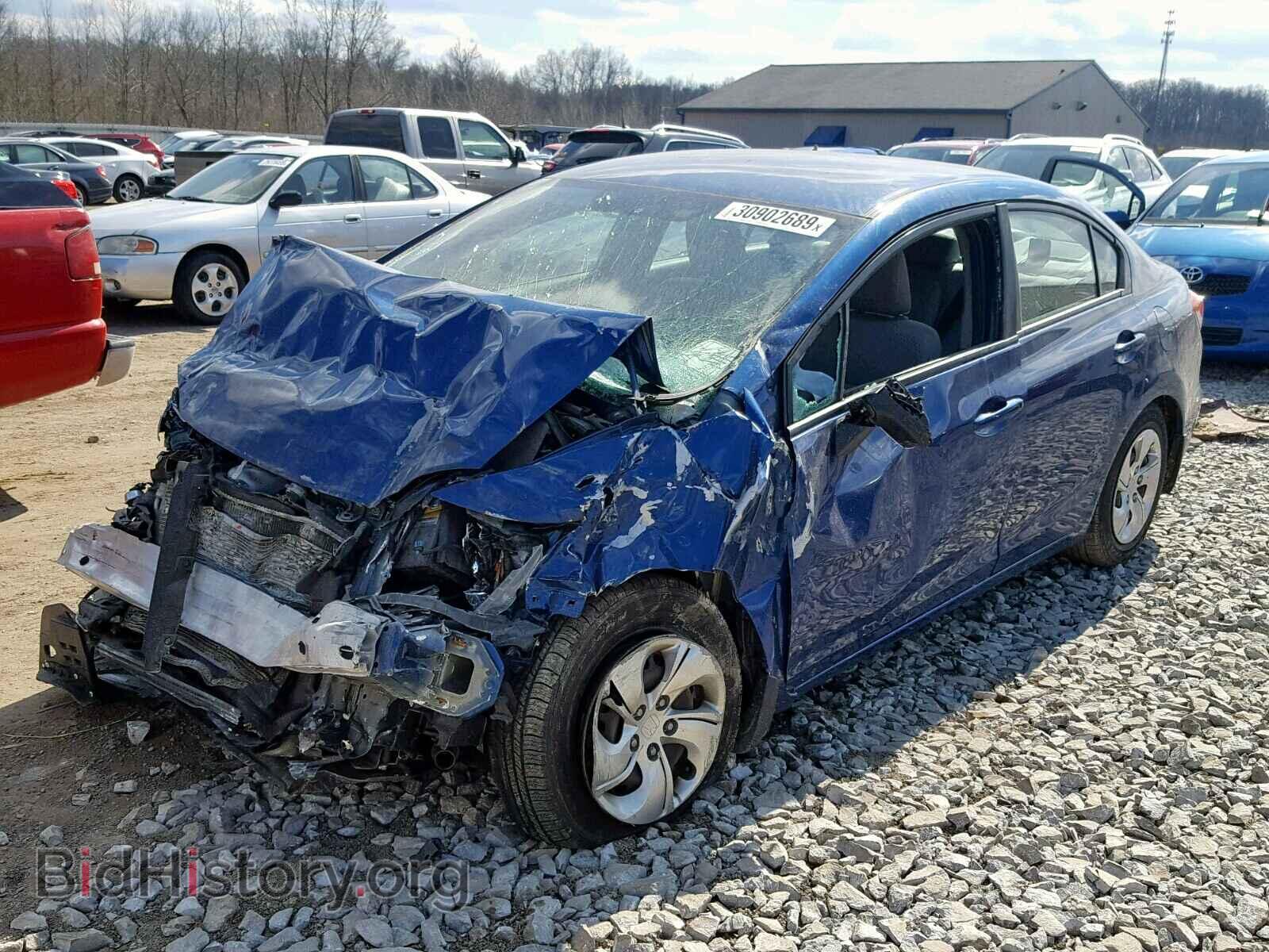 2014 HONDA CIVIC LX - VIN: 19XFB2F50EE024056 - Фото 2