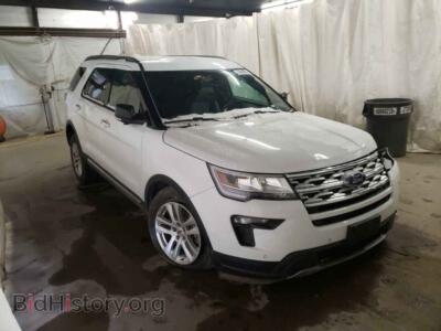 2019 Ford EXPLORER Explorer X, белый — VIN 1FM5K8D85KGA49909, Copart
