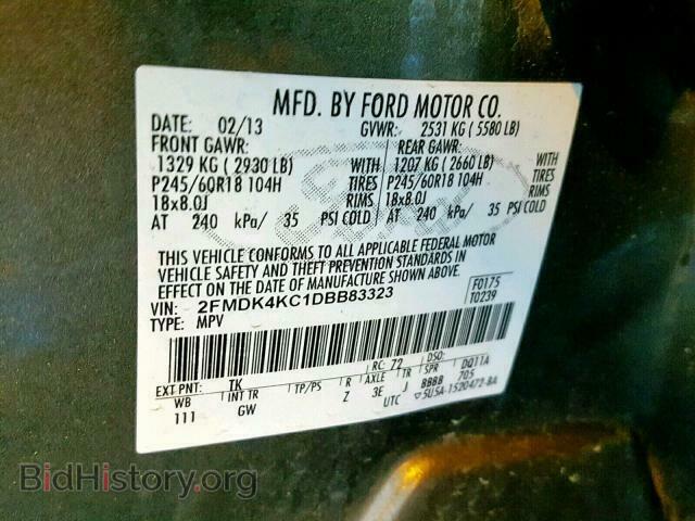 2013 FORD EDGE - VIN: 2FMDK4KC1DBB83323 - Photo 10
