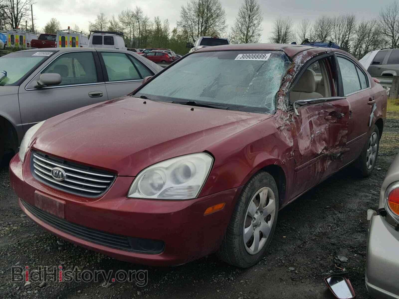 2007 KIA OPTIMA - VIN: KNAGE123675129240 - Фото 2