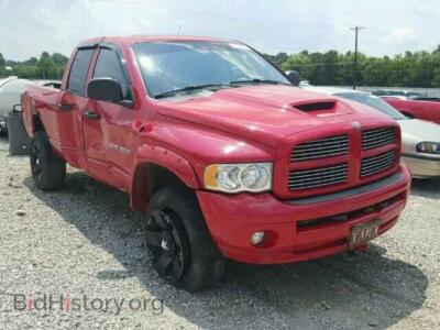 2005 Dodge RAM 1500 RAM 1500 Q, red — VIN 1D7HU18D75S242533, Copart
