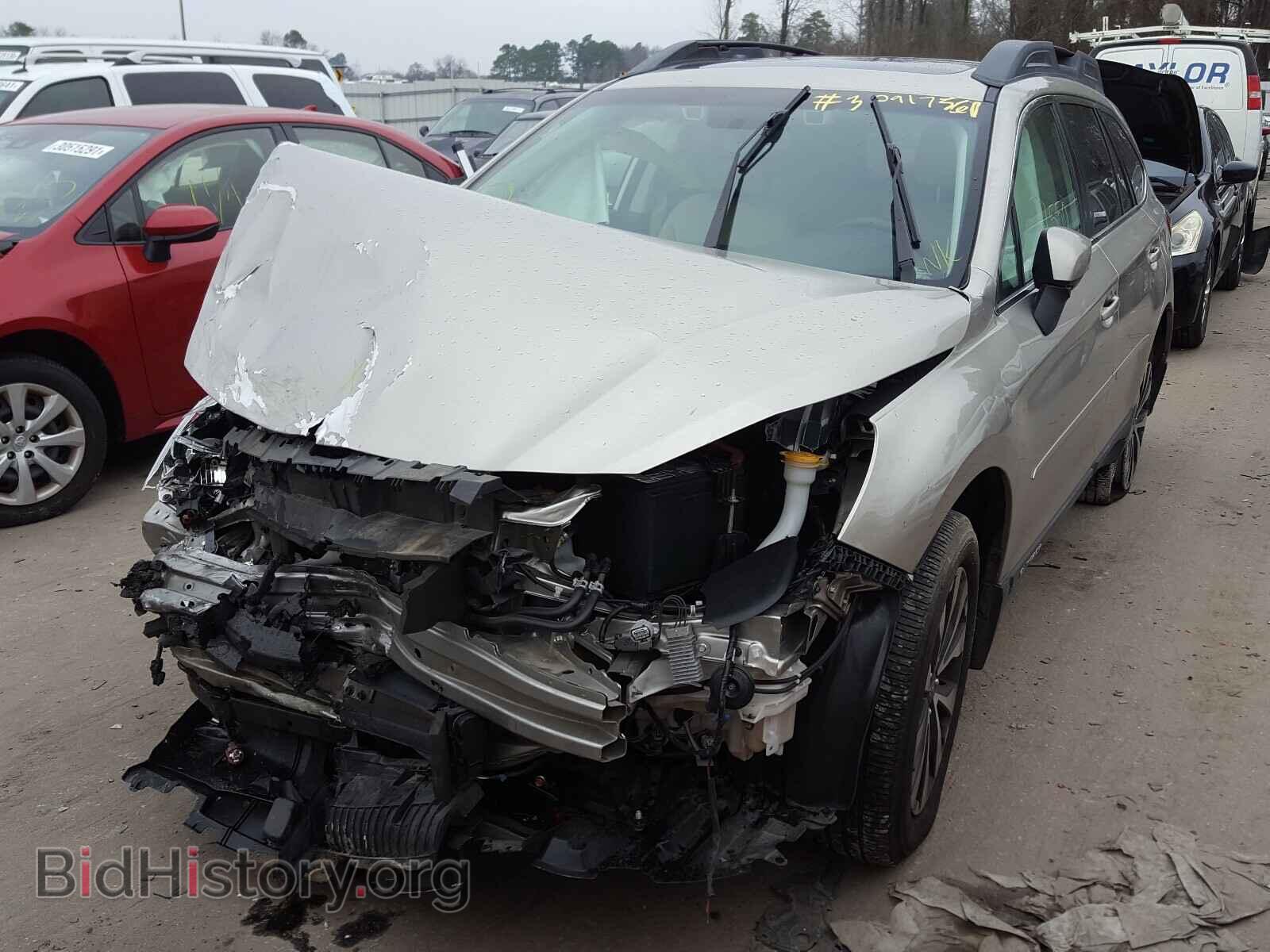 2015 SUBARU OUTBACK - VIN: 4S4BSBNC6F3328527 - Фото 2