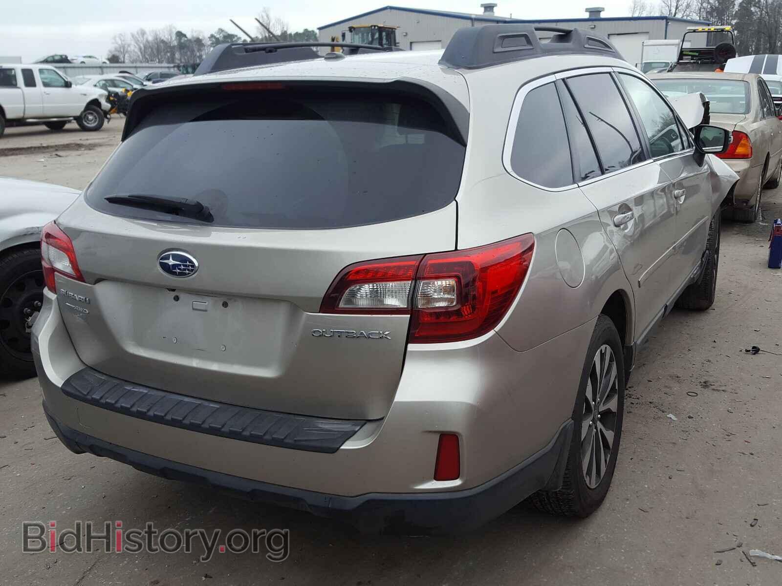 2015 SUBARU OUTBACK - VIN: 4S4BSBNC6F3328527 - Фото 4