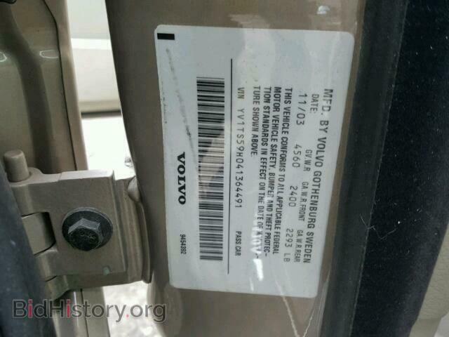 2004 VOLVO S80 - VIN: YV1TS59H041364491 - Фото 10