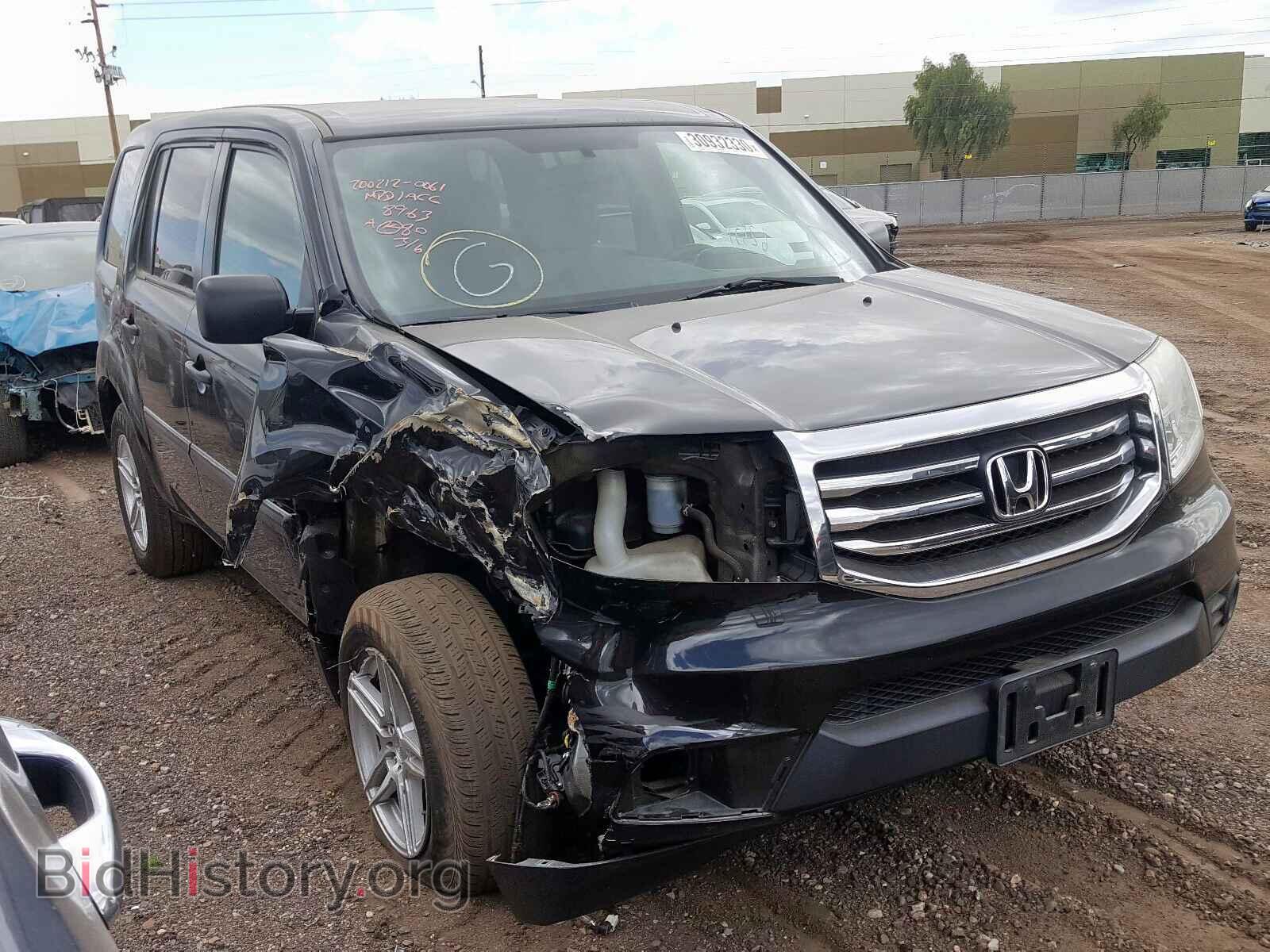 Фотография 5FNYF3H20DB028963 - HONDA PILOT 2013