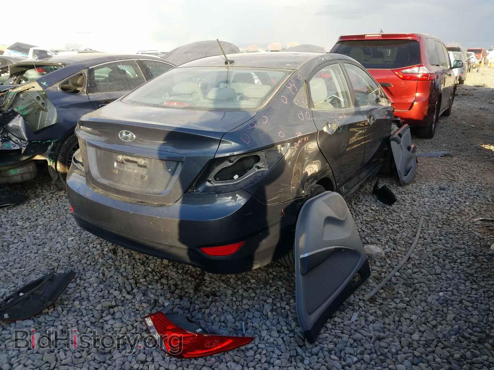 2013 HYUNDAI ACCENT - VIN: KMHCU4AE4DU318233 - Фото 4