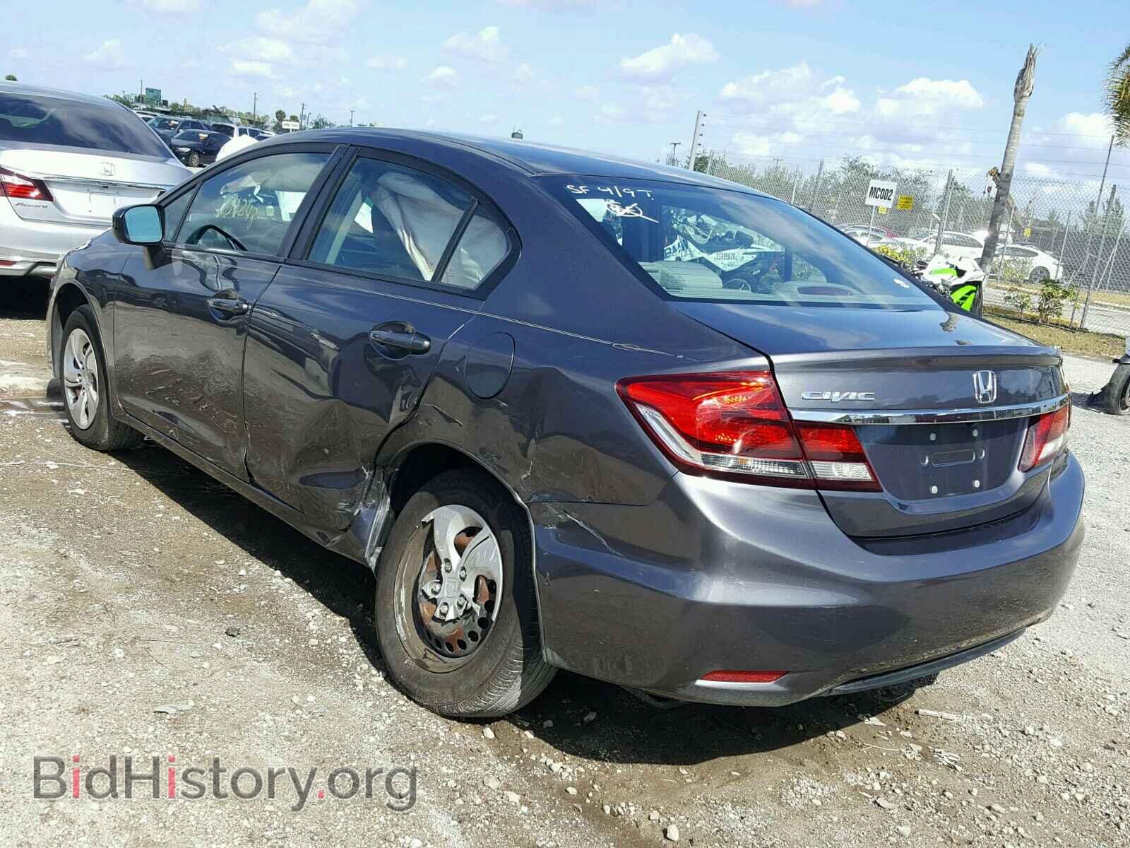 2014 HONDA CIVIC - VIN: 19XFB2F5XEE033668 - Фото 3