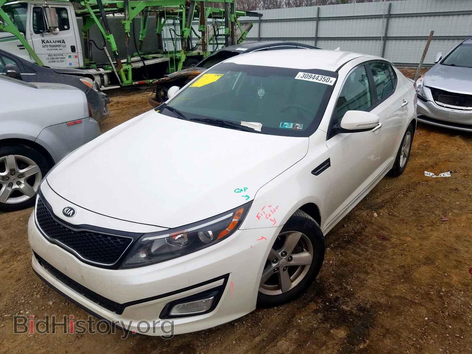 2015 KIA OPTIMA - VIN: KNAGM4A75F5640977 - Фото 2