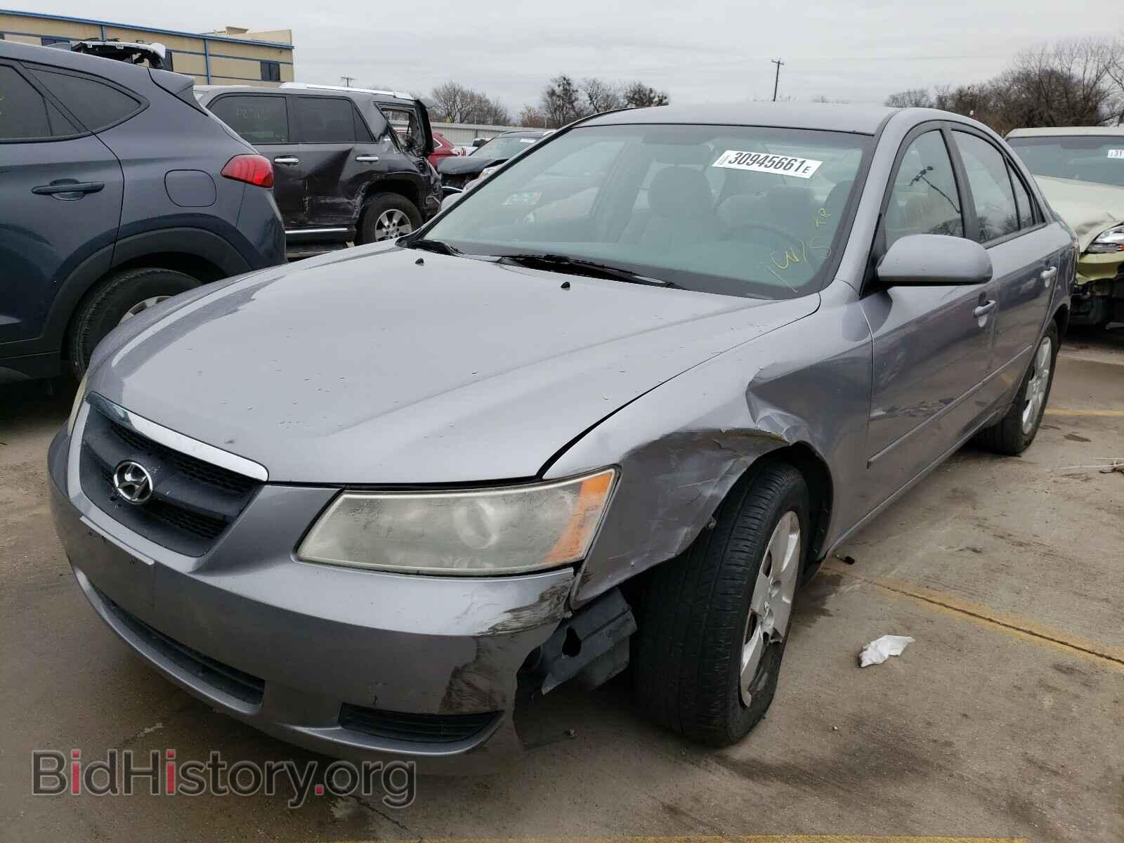2008 HYUNDAI SONATA - VIN: 5NPET46C68H347322 - Фото 2