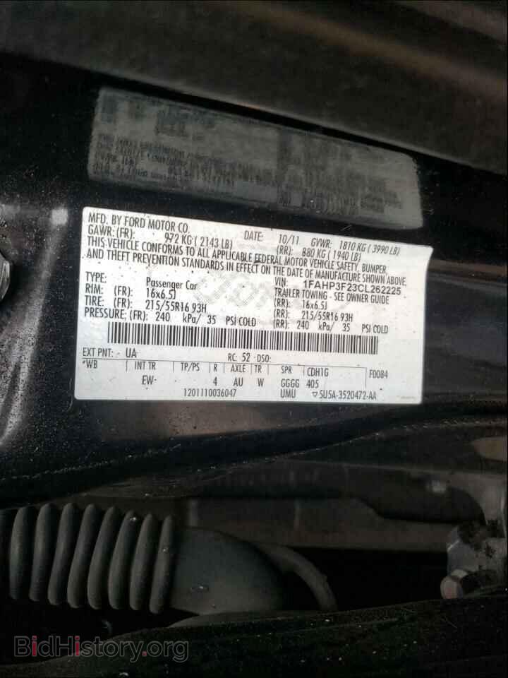 2012 FORD FOCUS - VIN: 1FAHP3F23CL262225 - Photo 10