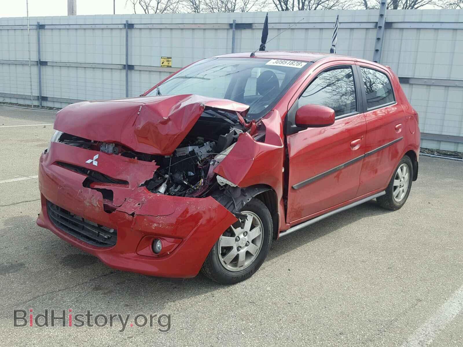 2014 MITSUBISHI MIRAGE - VIN: ML32A4HJ4EH003618 - Фото 2