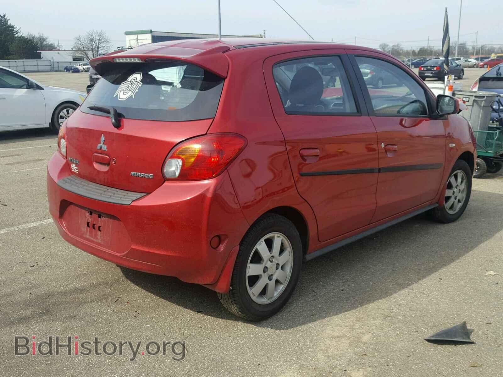 2014 MITSUBISHI MIRAGE - VIN: ML32A4HJ4EH003618 - Фото 4