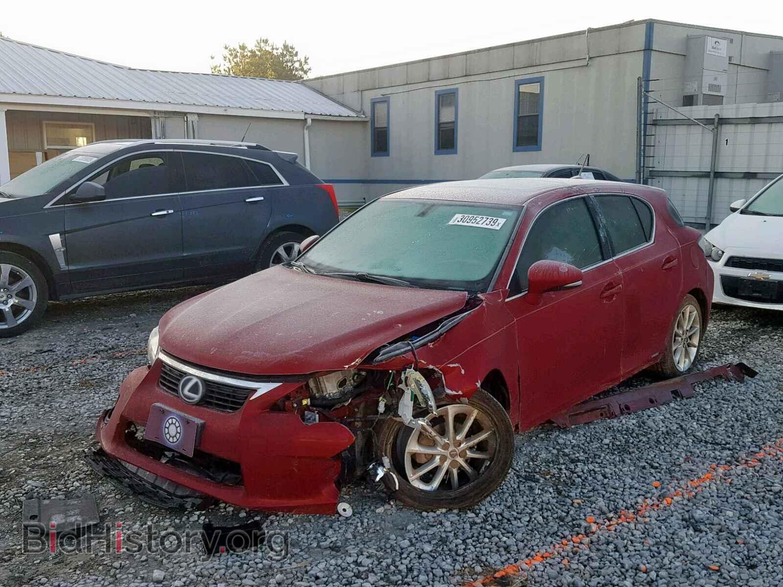 2012 LEXUS CT 200 - VIN: JTHKD5BH4C2080469 - Фото 2